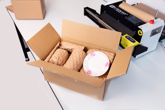 Papier-Luftblasen Papier-Bubble Maschine